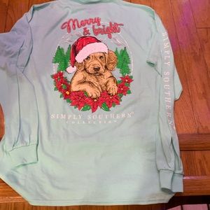 Simply Southern “Merry & Bright” Long Sleeve Christmas Tee
